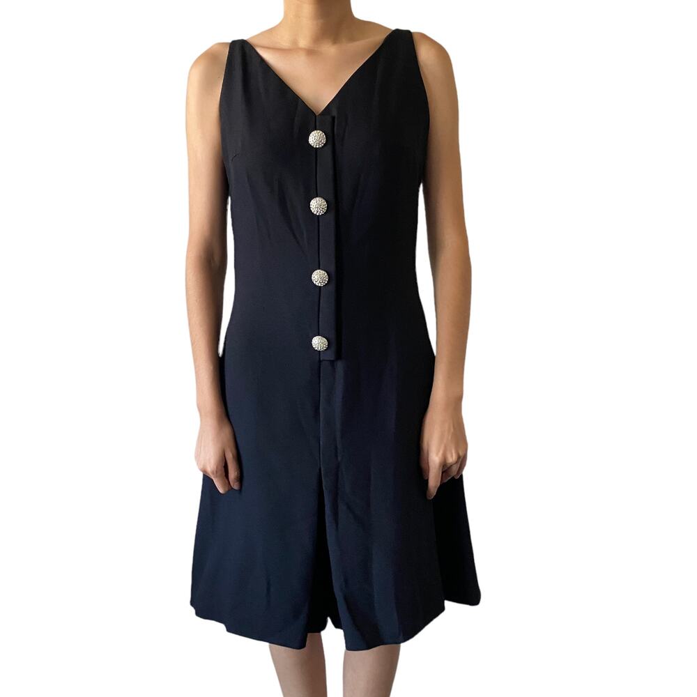 Vintage Suzy Perette Womens Black Formal Cocktail Romper